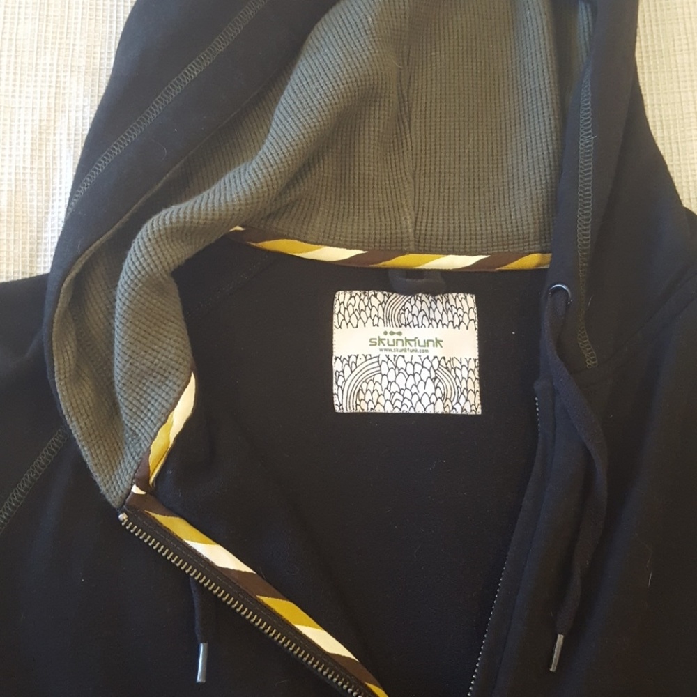 Skunkfunk Men's Black Hoodie